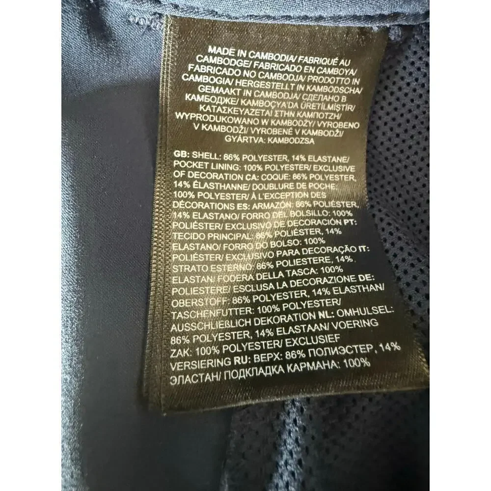 The North Face Mens 40 x 32 Convertible Pant in Navy Hiking Outdoors Travel EUC